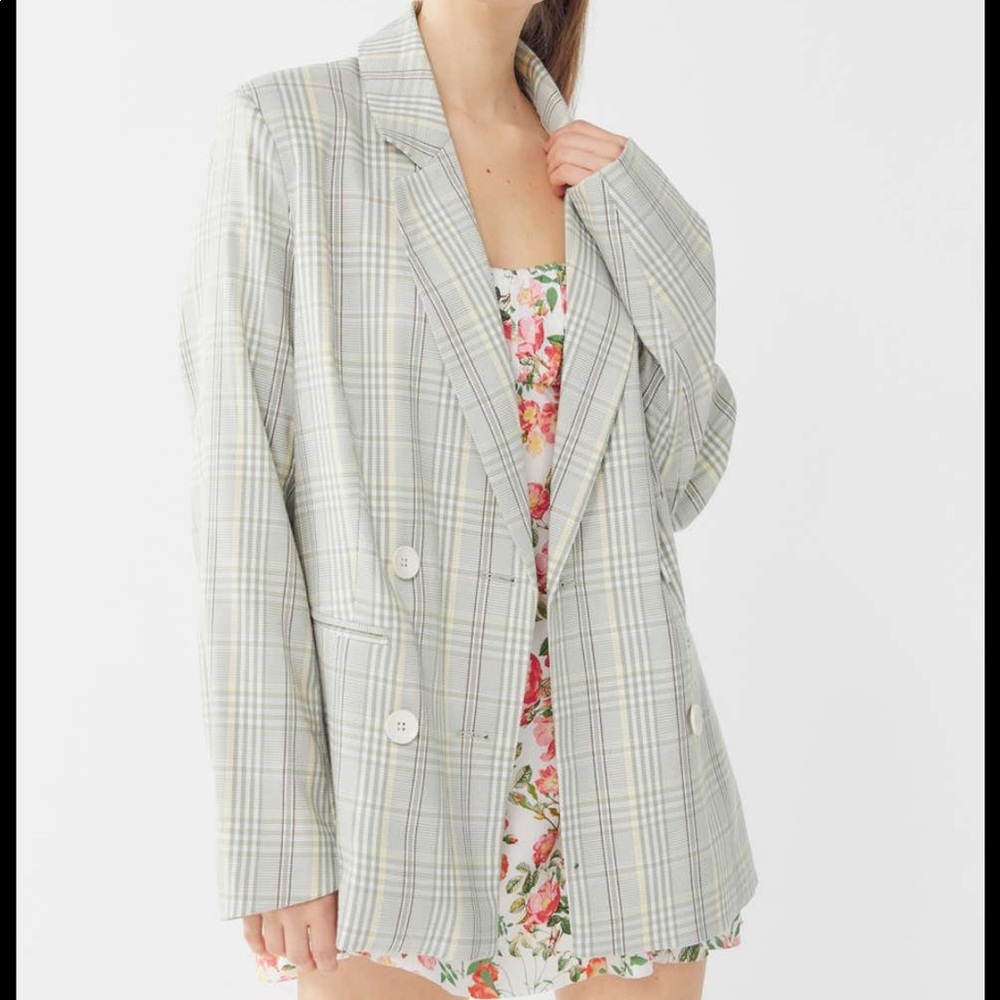 Urban Outfitters Plaid Blazer
